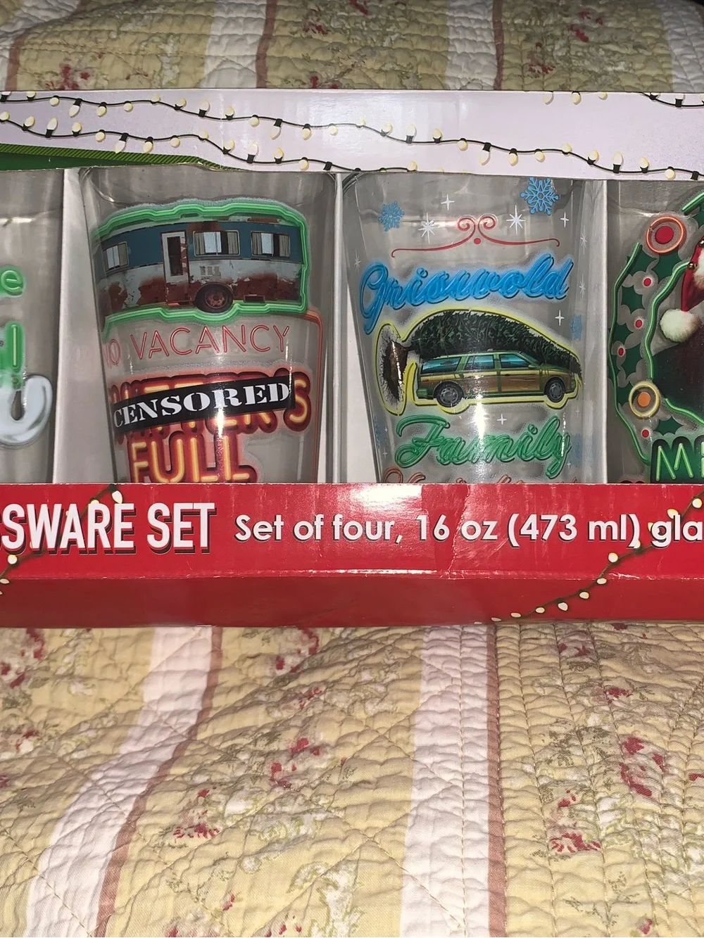 National Lampoon’s Christmas Vacation Drinking Glasses
